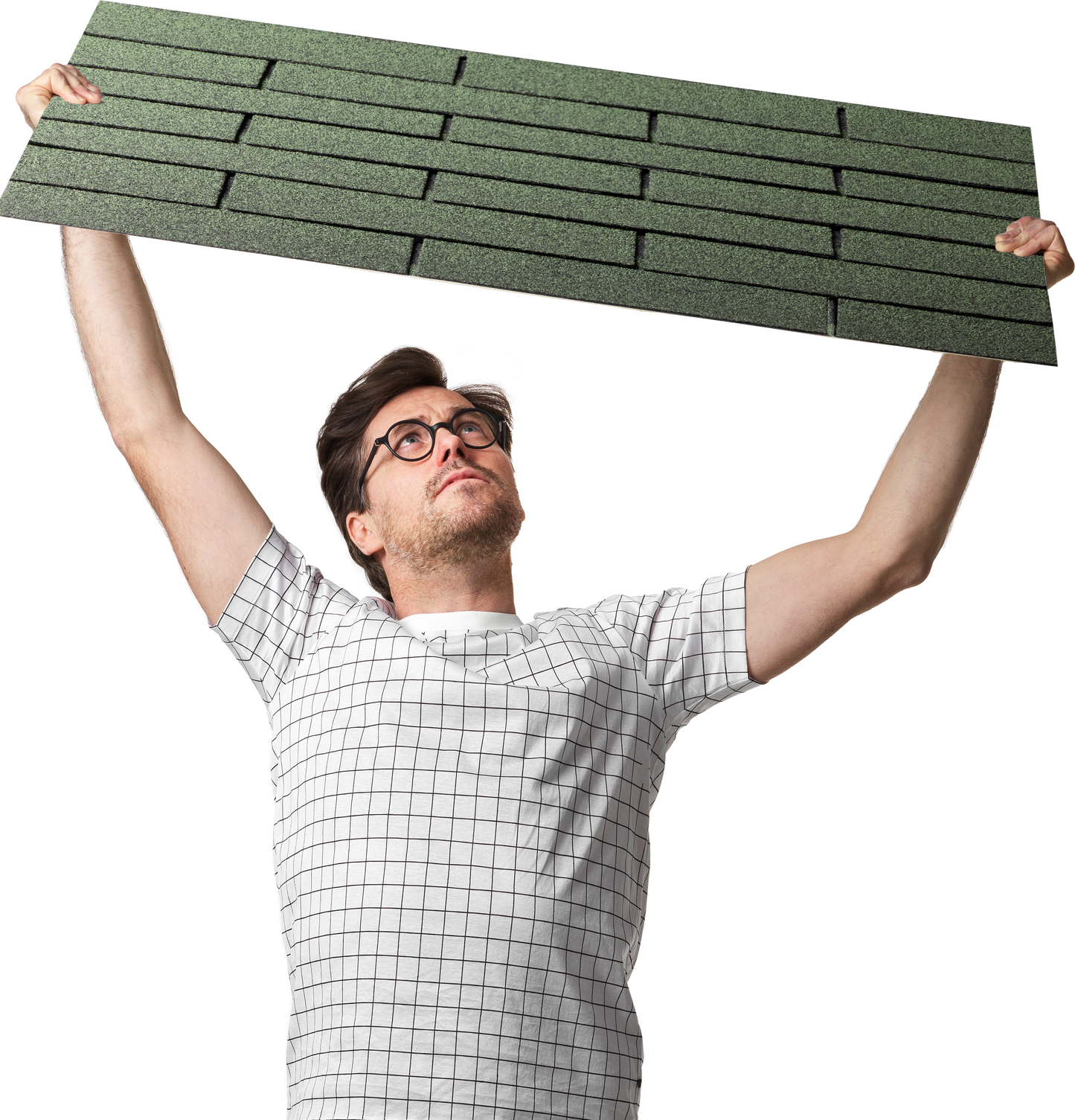 Grönt takshingel 8 m²