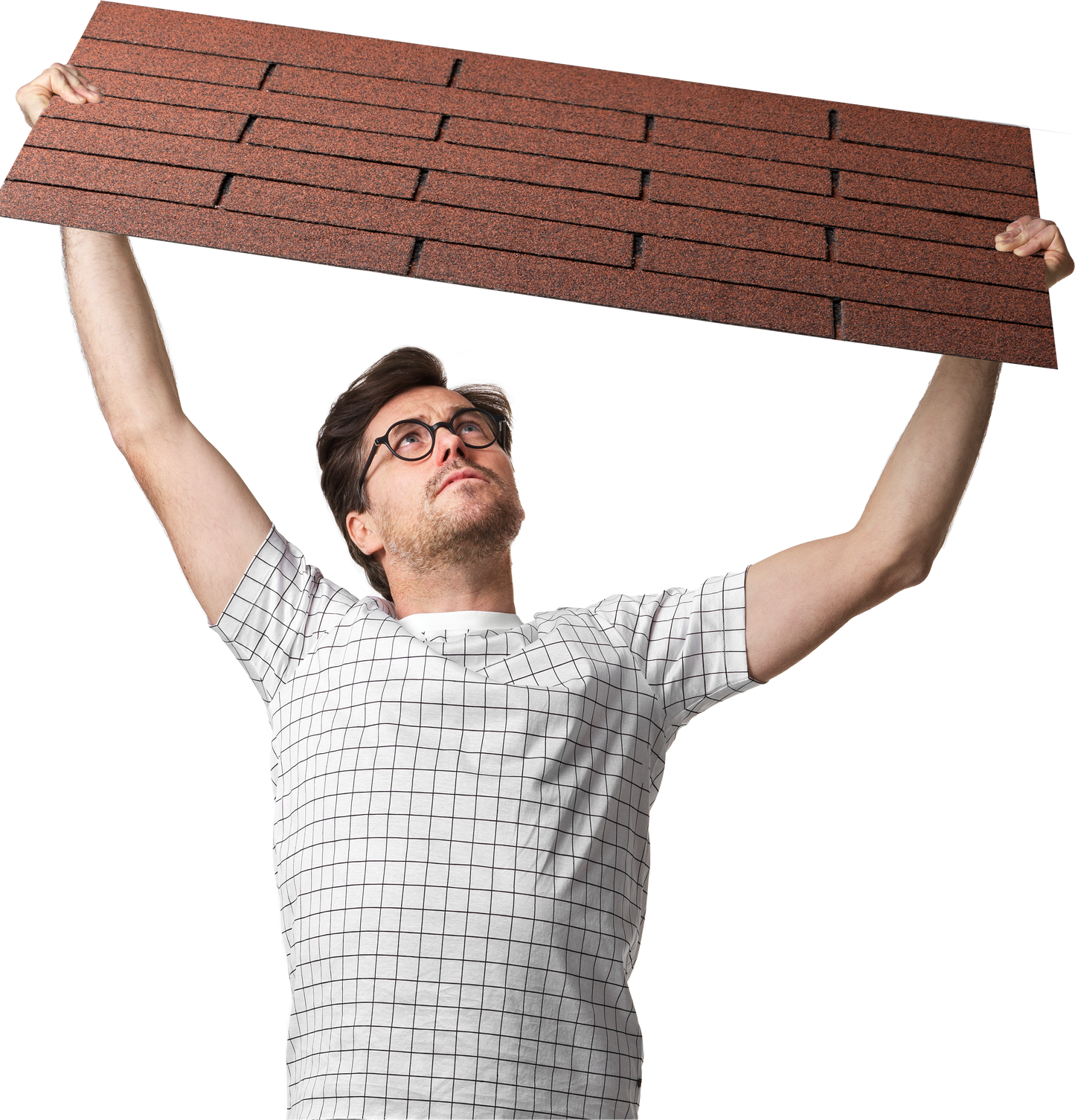 Rött takshingel 8 m²