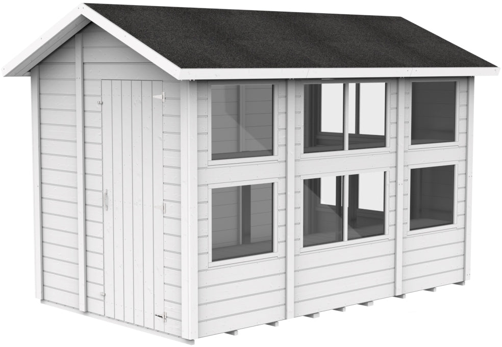 Storehaus Planteringsförråd med sadeltak 306 x 186 cm