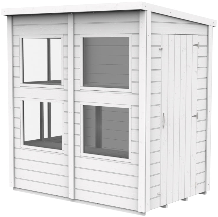 Storehaus Planteringsförråd med pulpettak 126 x 186 cm