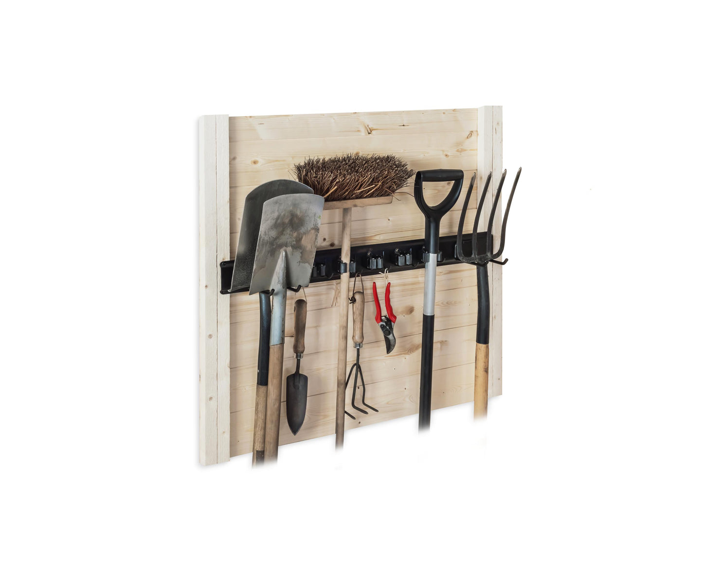 Trädgårdsredskapshållare