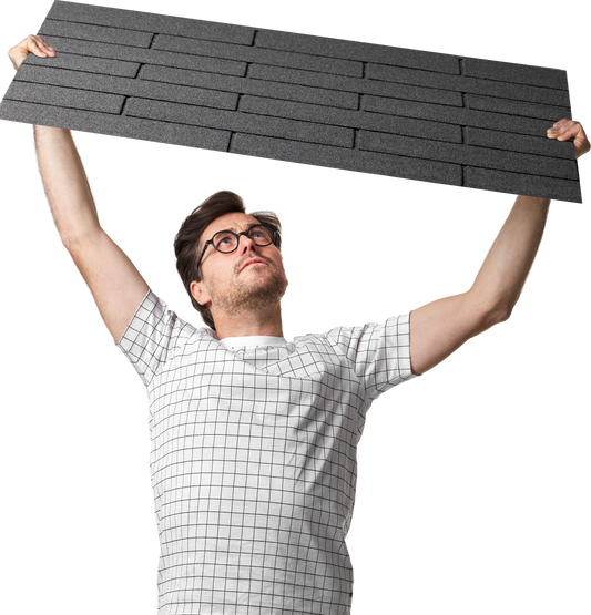 Svart takshingel 6 m²