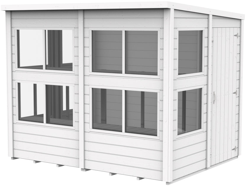 Storehaus Planteringsförråd med pulpettak 246 x 186 cm